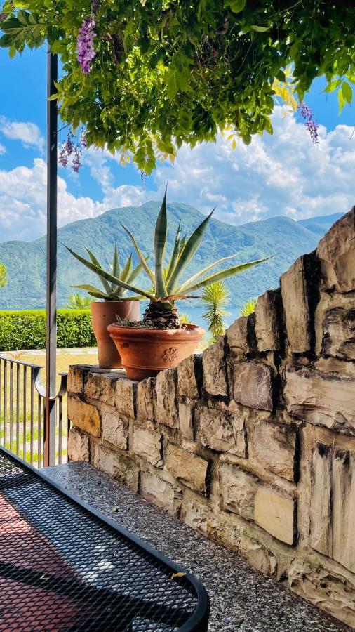 Lake View, Swimming Pool, Tennis Court And Private Parking Mezzegra Exterior foto